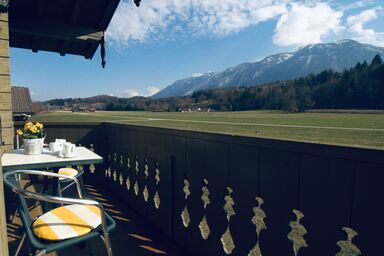 Kleinreiterhof Ferienwohnungen Limmer - Appartement für 1-3 Personen, Balkon, Blick in die Berge