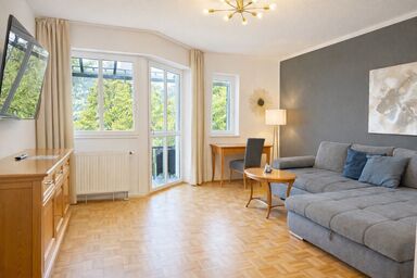 Tivoli Apartments - Appartement Nr. 26, 62qm, Bad mit Wanne, Wohn/ Schlafraum, Balkon