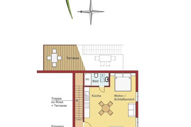 Ferienhof Mühlthal - Ferienwohnung Tulpe, 50qm