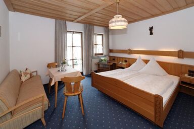 Gasthof-Pension Kraus, Lindenau - Doppelzimmer mit Terrasse