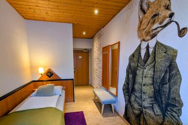 Das Au-Gut Hotel Apartment Camping - Einzelzimmer mit Dusche, WC, Nichtraucher