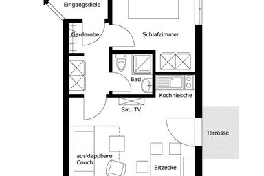 Haus Claudia Lipp - Fewo "Gams" - 3 Pers.