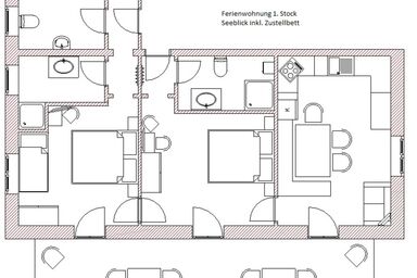 Pension Winter Am Irrsee - Ferienwohnung Seeblick 1. Stock