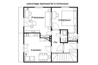 Haus am Wildbach - Ferienwohnung für 2 (3-4) Personen 2