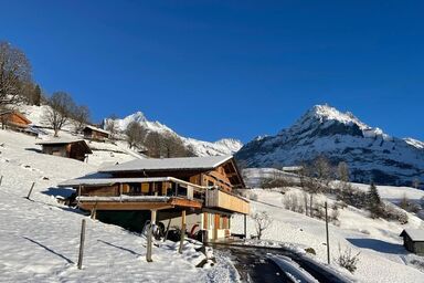 Bachsbort 14 4-Bett Wohnung, freie Sicht auf Eiger