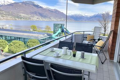 Ansprechende Ferienwohnung an bequemer Lage mit fabelhafter Aussicht auf den See