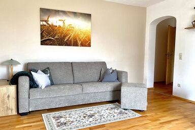 Kleinrachlhof | Chiemgau Karte - Fewo Melisse 75 qm, 1-4 Pers.,2 sep.Schlafzimmer, Balkon