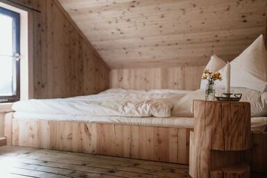 Haslauer Hüttn - Hütte 40qm, 2 Schlafzimmer, Küche, Garten, W-LAN