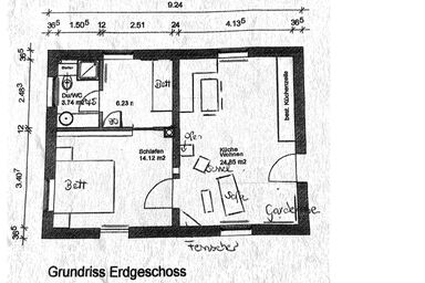 Ferienwohnung Brock - Hof Raimund Götz - Ferienwohnung zur Pferdetränke 2 mit Terrasse und kostenfreies WLAN