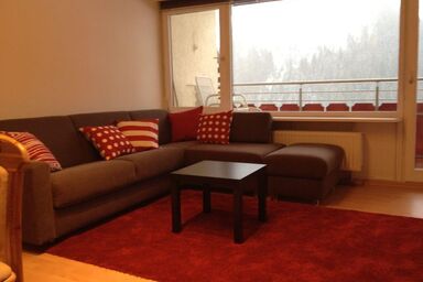 Ferienwohnung Bergnest 528 im Aparthotel - Appartement/Fewo, Dusche, WC, Wohn-/Schlafraum