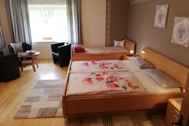 Kalthof - Familienzimmer, Dusche, WC, Bergseite