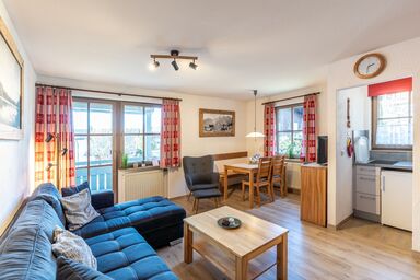 Behrens - Ferienwohnung mit Bergblick, Sauna und Balkon