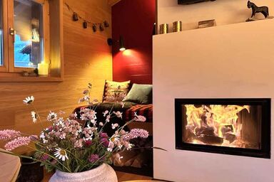 bis 6 Personen mit Cheminée und 450m zum Skilift