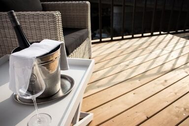 Flussbett - Dirndltaler Schlafgenuss - Juniorsuite mit Pielachterrasse