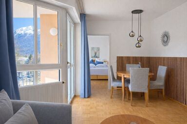 Tivoli Apartments - Appartement Nr. 14, 42qm, DU/WC, Wohn/Schlafzimmer, herrlicher Südbalkon