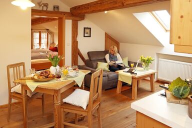 Ferienwohnung Lechner - Ferienwohnung (3) Taubenschlag  für 1-2 Personen (40 qm, 2. Etage)