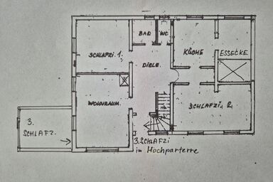 Brandnerhof - Ferienwohnung Hoher Göll, 140 qm für 5 Personen, 3 sep. Schlafzimmer
