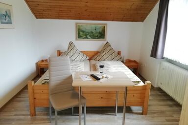 Pension Fohlenhof - Zimmer Nr. 5 - mit herrlicher Aussicht von dem Balkon