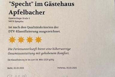 Gästehaus Apfelbacher - Ferienwohnung Biber