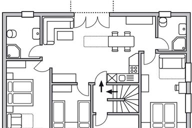 Ferienwohnungen "Lindleshof" - Ferienwohnung Lavendel, 90m², 3 Schlafzimmer 2 Bäder