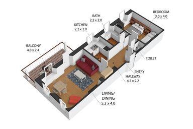 Ferienwohnung Geranie - Ferienwohnung Geranie - Top 3