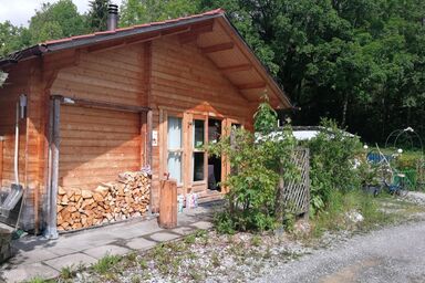 Chalet/ Blockhaus auf Camping