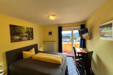 Pension Elan - Einzelzimmer Komfort  Dusche und Balkon