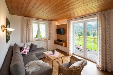 Alpenrösle Ferienwohnungen - Wohnung 5, 58qm, 2 Schlafzimmer, große Südterrasse
