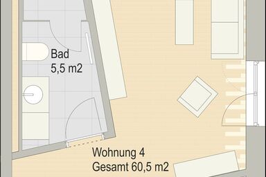 Wellness Ferienwohnungen Obere Mühle - Ferienwohnung 4