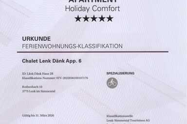 Chalet Lenk Dänk App. 6 - 4-Bett-Wohnung