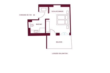 Apartmenthaus Nr. 1 - Doppelzimmer Comfort non refundable