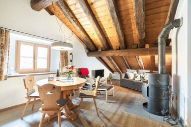 Chesa Michel Morteratsch Dachwohnung Engadin