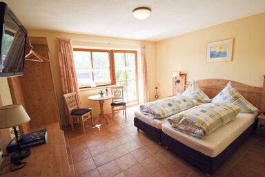 Stefanutti-Hof - Birkenzimmer Nr. 5 - Doppelzimmer  im Erdgeschoss mit Dusche/WC und Terrasse
