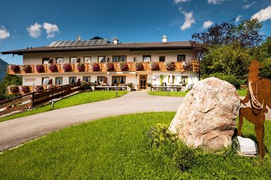 Gästehaus Heißenlehen - Einzelzimmer Halsalm, Südbalkon mit Rundblick, TV, Radio, Haarfön, Sitzecke