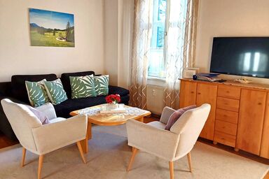 Ferienwohnung Knecht Haus Elisabeth - Ferienwohnung Wohn-/Schlafraum, Maisonette-Schlafzimmer, Westbalkon, 56 qm