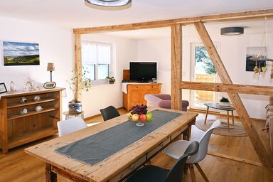 Landhaus Alte Salzstraße - Bauernstüble mit Balkon - Hunde Willkommen