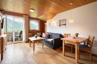 Alpenrösle Ferienwohnungen - Wohnung 2, 48qm, sep. SZ, Südbalkon, Traumaussicht