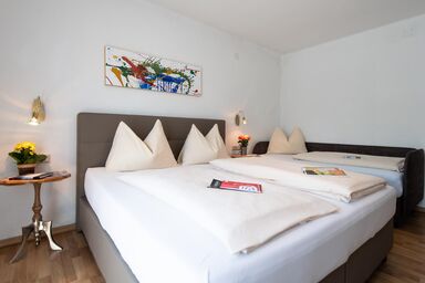 Pesentheinerhof Ferienwohnungen & Zimmer - Dreibettzimmer mit Dusche/WC, Balkon mit Seeblick