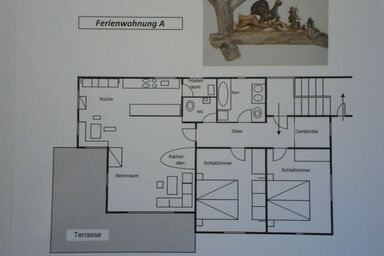 Spitzkofelhaus - Apartment/2 Schlafräume/Bad,WC "Typ A"