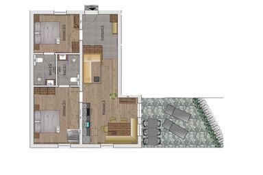 Kuckuck Appartements Leogang - Appartement Top 3 Superior