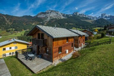 Ferienhaus mit Blick auf die Salzburger Dolomiten