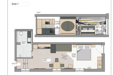 Gästehaus beim Foidlmoar Familie Höflinger - (1) Suite Manggei, EG mit Terrasse zum Garten, 41 qm