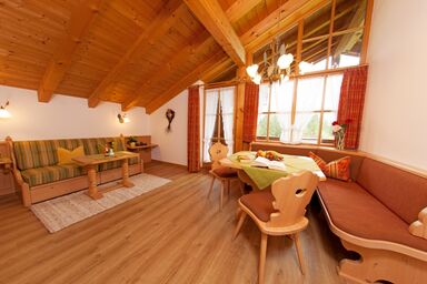 Haus am Schmiedweg - 2-Raum-Wohnung, 53 m², 1-3 Personen, DU/WC, extra Schlafzimmer, Küche, Süd-Balkon