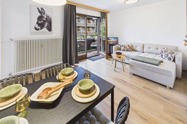 Alpenblick 17 - Chiemgau Karte - Ferienwohnung für 4 Personen, 1 separates Schlafzimmer, Balkon, 54m²