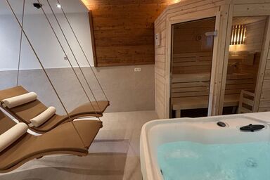 Ferienwohnungen Leithenwald - Ferienwohnung Hennenkobel mit bis zu 4 Schlafzimmer 1 großes Bad und 1 x Dusche/WC