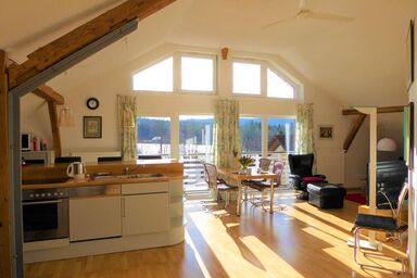Ferienwohnungen Schönbachtal - Ferienwohnung Galerie (93qm) für max. 5 Personen mit Balkon