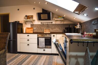 Ferienwohnung bei Wolf und Eule - Ferienwohnung bei Wolf und Eule (75 qm) mit Terrasse