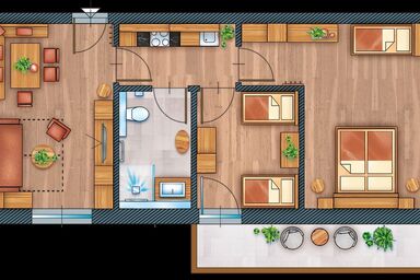 Hotel Eschenhof & Appartments - Appartement Rubin