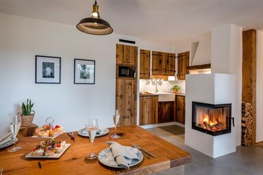 Wastleicherhof - Kornkammer 88qm, 2 Schlafzimmer, 2 Bäder, Kamin, Sauna, Galerie
