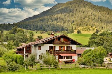Haus Bergnest - Ferienwohnung, 2 Personen, 40 qm, Dusche/WC, Balkon, TV, 1 Schlafzimmer und 1 Wohn-Schlafzimmer, Dachgeschoss/Mansarde
